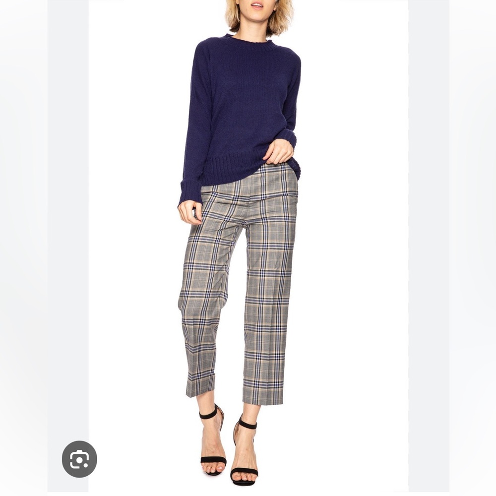 Tibi | ‘Lucas’ Tailored Plaid Pant Checked